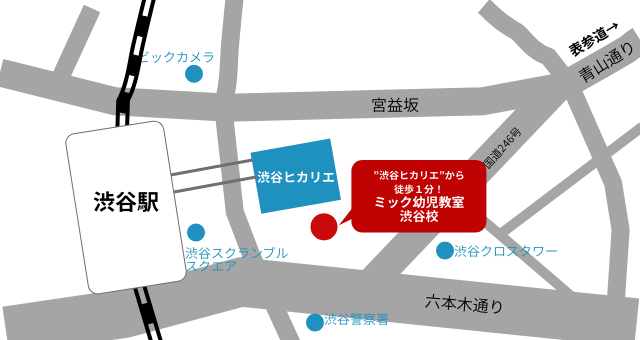 東京都渋谷区のミック幼児教室